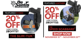 20% Off De Santis Slim-Tuk or Speed Scabbard