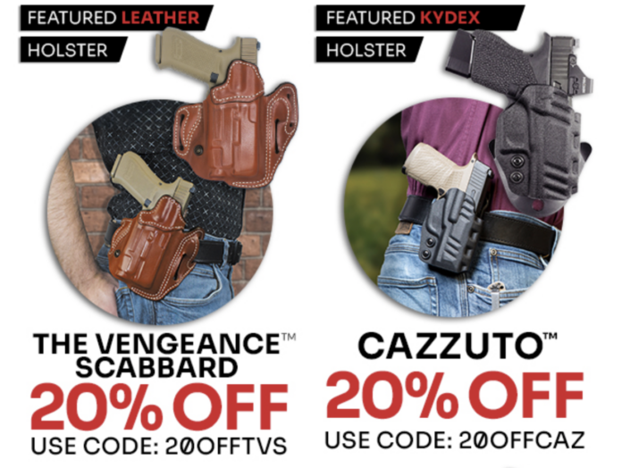 De Santis Gunhide 20% Off The Cazzuto And Vengeance Scabbard Holsters