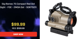 Palmetto State Armory Sig Romeo Red Dot $99