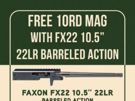 Faxon Firearms FX-22 barreled action
