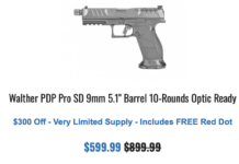 GrabAGun Walther PDP PRO $599 On Sale