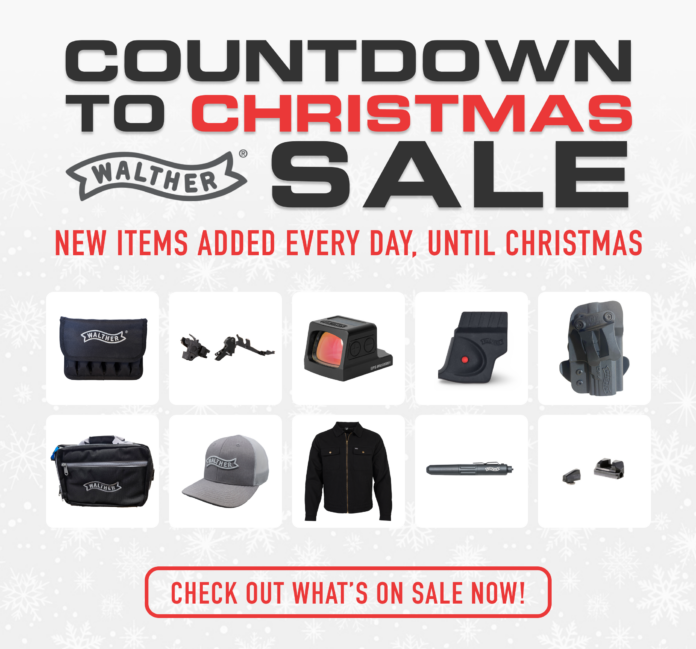 Walther Arms Countdown to xmas sale