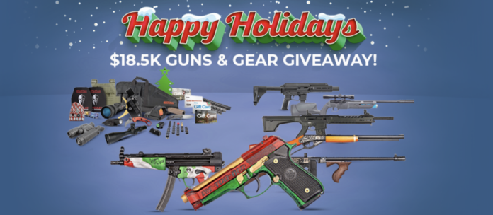 Happy Holidays Giveaway 18.5 K in guns and gear