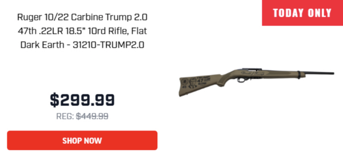 Palmetto State Armory 10/22 Trump edition on sale