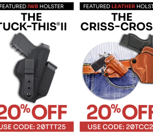 De Santis Holsters 20% Off