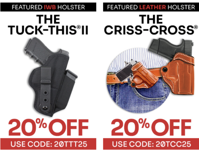 De Santis Holsters 20% Off