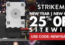 strikeman 25% off for new years