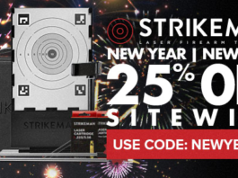 strikeman 25% off for new years