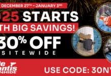 30% off sitewide desantis