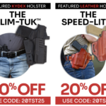 20% Off Speed Lite and Slim Tuk Holsters De Santis