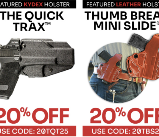 De Sanits Gunhide 20% off Quick Trax Thumb Break Mini Slide