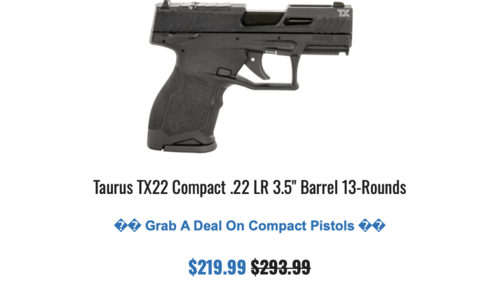 GrabAGun Taurus TX 22 compact on sale $219