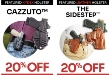 De Santis Gunhide 20% Off Cazzuto and Sidestep