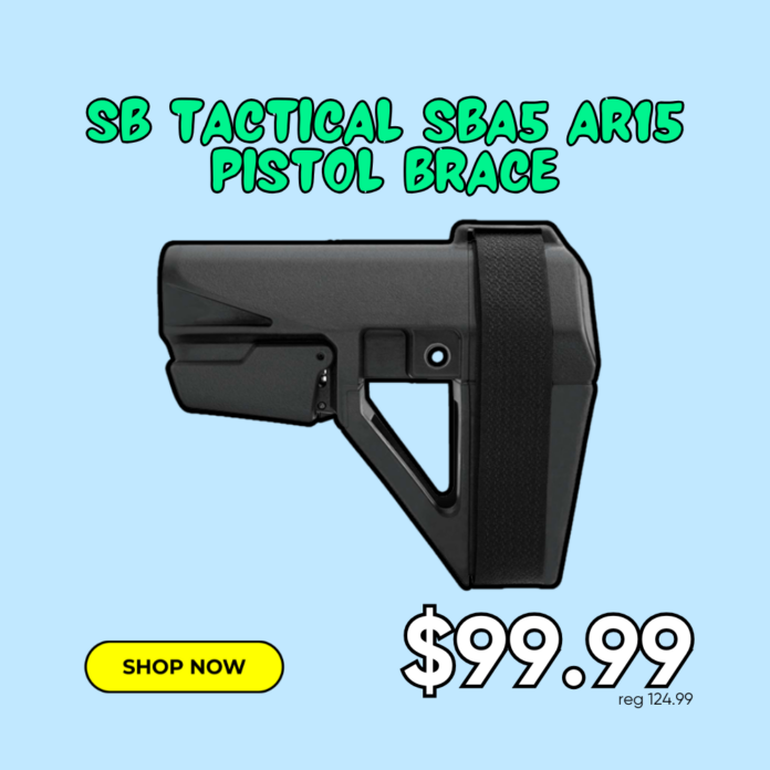 AimSurplus SBA5 Pistol Brace On Sale $99