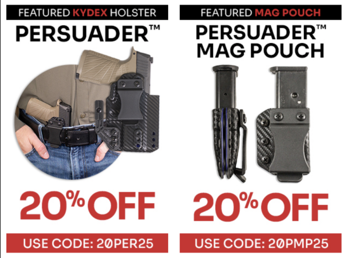 De Santis Gunhide 20% Off Persuader And Persuader Mag Pouch