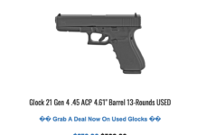 grabAgun Glock 21 Gen 4 used $379