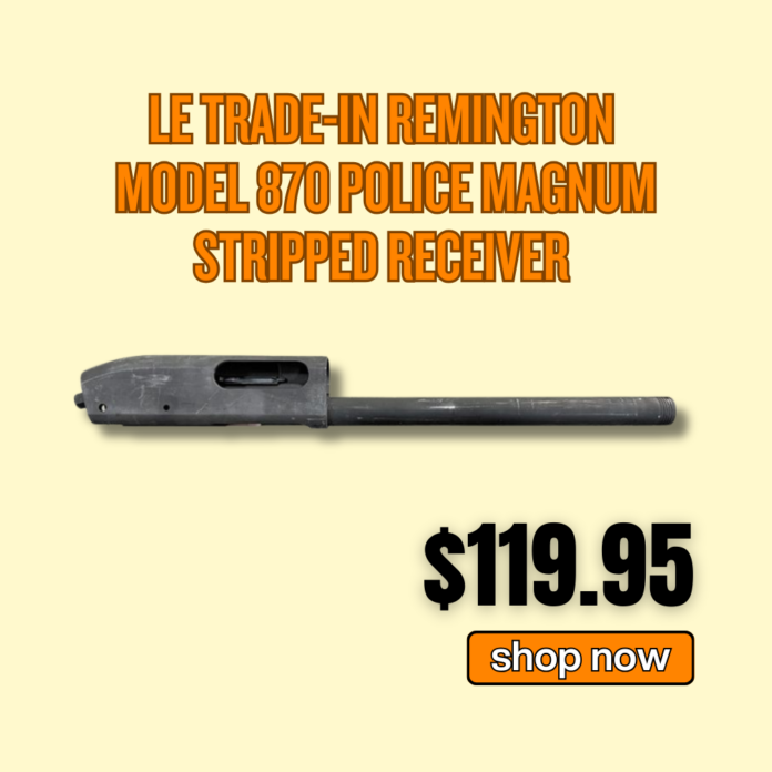 870 Police Magnum Stripped Receiver Aim Surplus