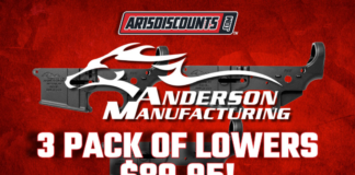 Anderson 3 Pack of Lowers $89.95