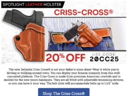 De Santis Gunhide 20% off The Criss Cross and Tuck This II