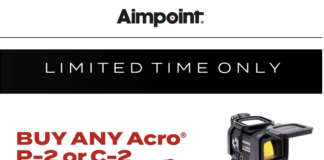 Aimpoint ACRO P2 or C2 get free bag with purchase