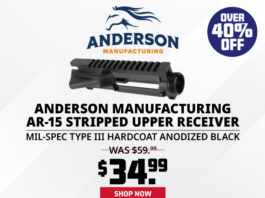 Anderson Mfg Upper On Sale $35 Primary arms