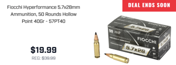 Palmetto State Armory Fiocchi 5.7 ammo on sale